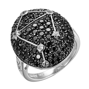 Zodiac constellation jewelry, Libra zodiac ring