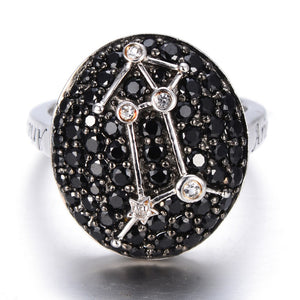 Aries constellation jewelry, horoscope rings astrology