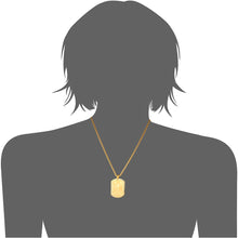 Sagittarius necklace mens, gold plated pendant necklace