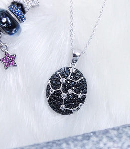 Horoscope constellation necklace, Sagittarius jewelry