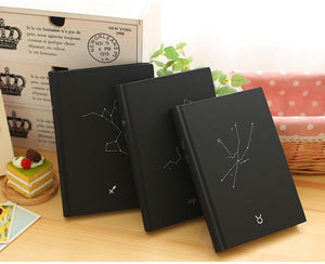 Libra presents black notebook