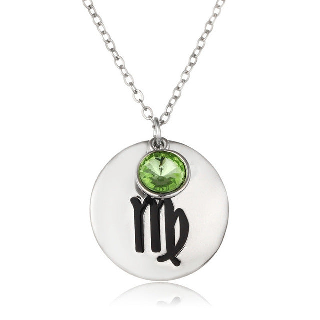 Virgo Jewelry Gift Pendant Necklace