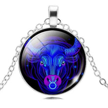 Taurus zodiac necklace