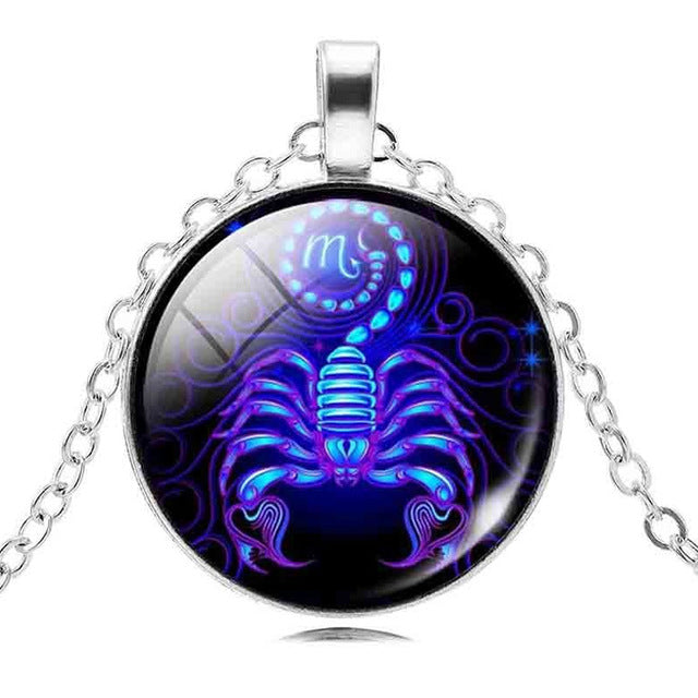 Scorpio zodiac necklace