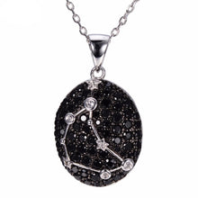 Capricorn constellation jewelry, zodiac necklace