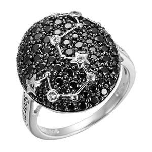 Zodiac constellation jewelry, Scorpio zodiac ring