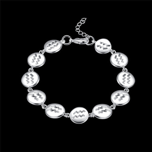 Zodiac sign bracelets, star sign jewellery
