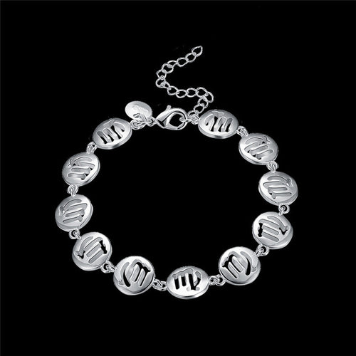 Zodiac sign bracelets, star sign jewellery