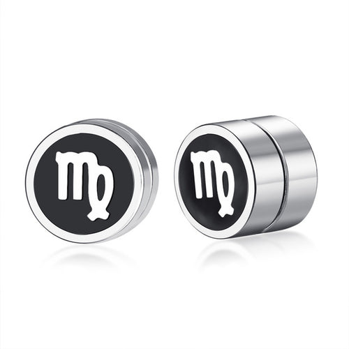 Magnetic ear studs, Virgo earrings