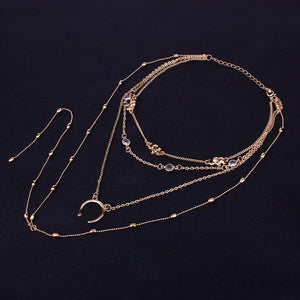 multi strand necklace 