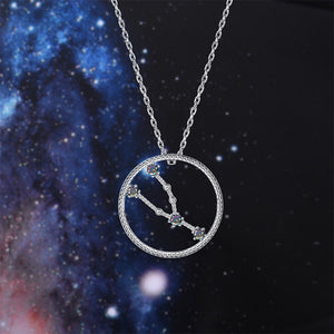 star constellation necklace, Taurus constellation jewelry