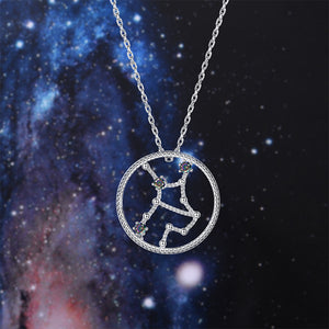 star constellation necklace, Virgo constellation jewelry