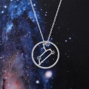 star constellation necklace, Leo constellation jewelry