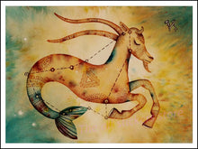 Capricorn zodiac art, day you were born gifts