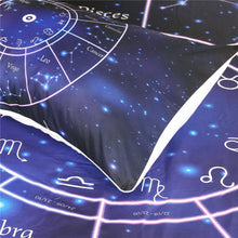 astrology duvet cover, zodiac comforter