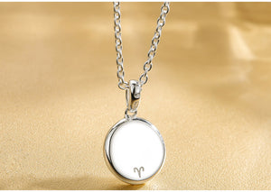 Aries constellation jewelry, zodiac star necklace