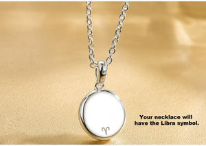 Libra constellation jewelry, zodiac star necklace