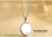 Scorpio constellation jewelry, zodiac star necklace