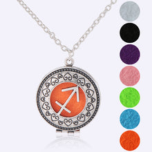 Essential Oil Diffuser Necklace – Aromatherapy Jewelry – Sagittarius Zodiac Pendant